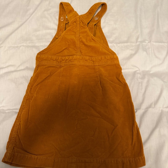 Girl kids orange old navy dress jumpsuit size medium 8 pockets buttons design - Picture 5 of 5